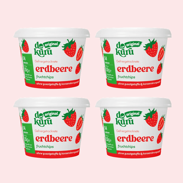 Dokuru Original Erdbeere Set Gefriergetrocknete Fruchtchips - dokurude