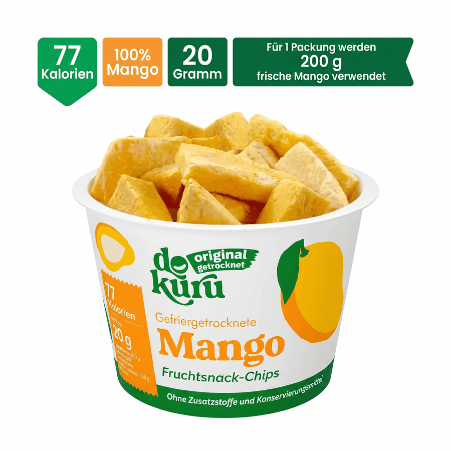 Mango Love, gefriergetrocknete Mango von Dokuru
