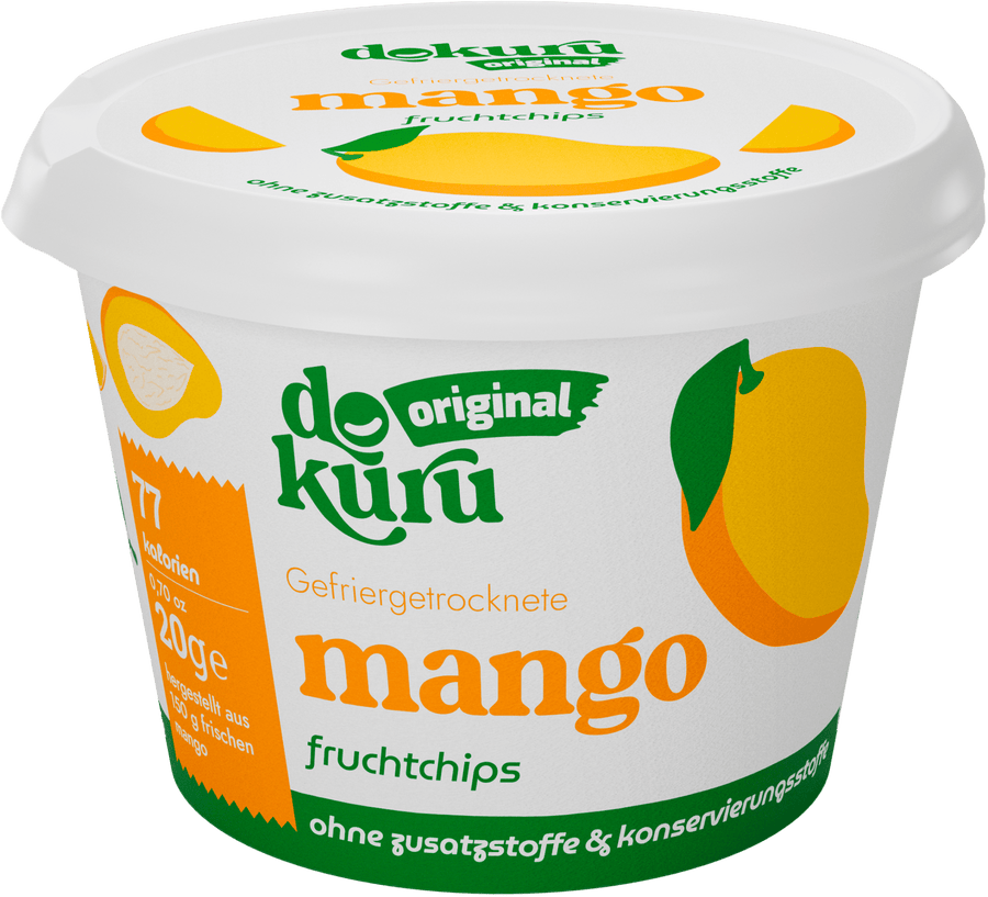 Mango Love, gefriergetrocknete Mango von Dokuru