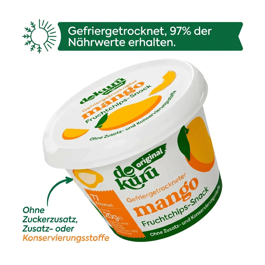 Mango Love, gefriergetrocknete Mango von Dokuru